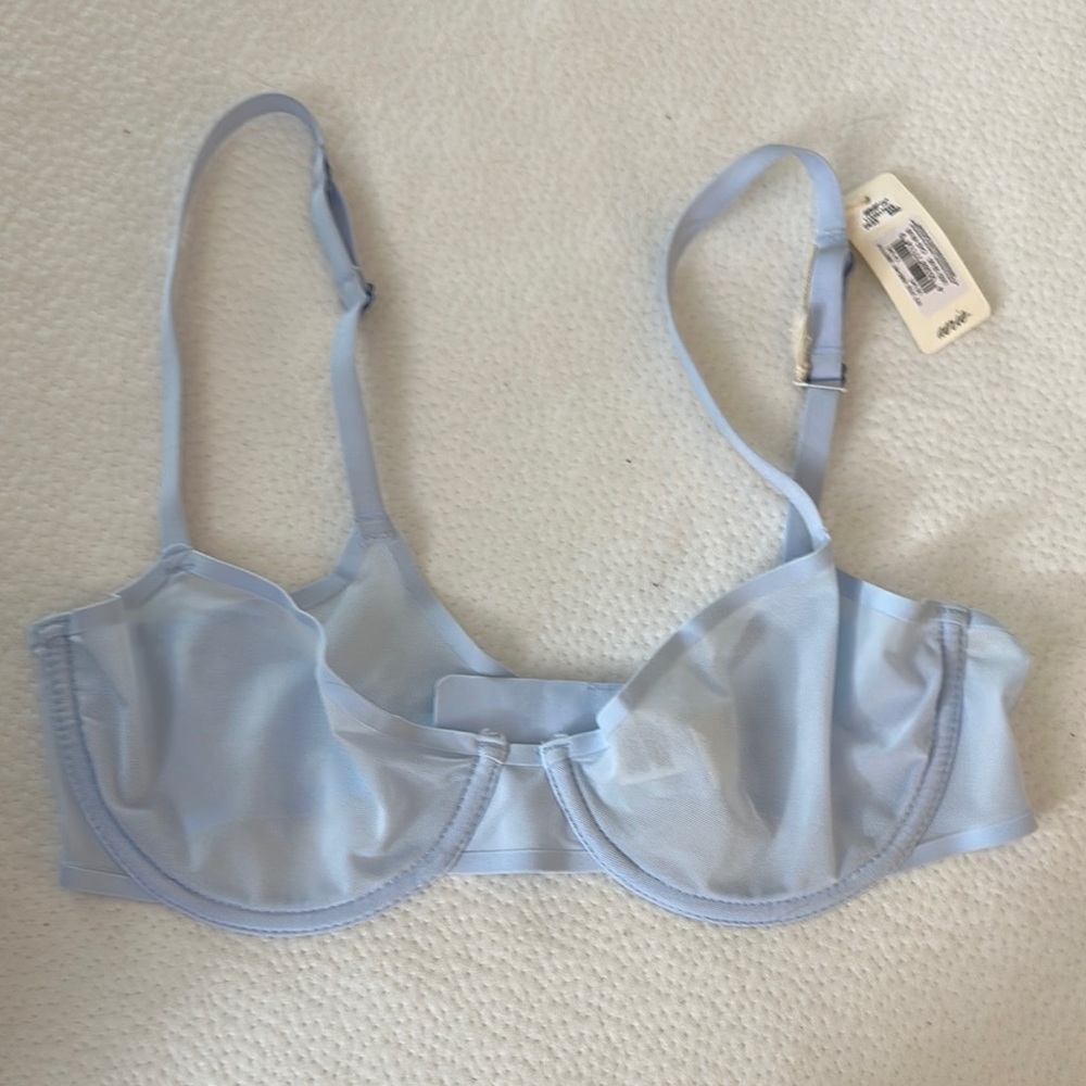 NWT Aerie Smoothez Sky Blue Underwire Bra
